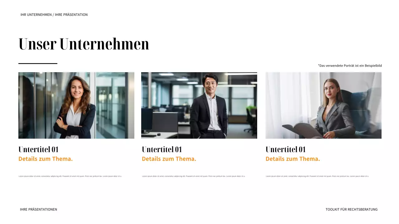 Schwarzer moderner Rechtsführer