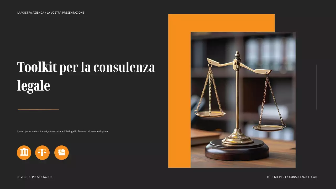 guida legale nera moderna