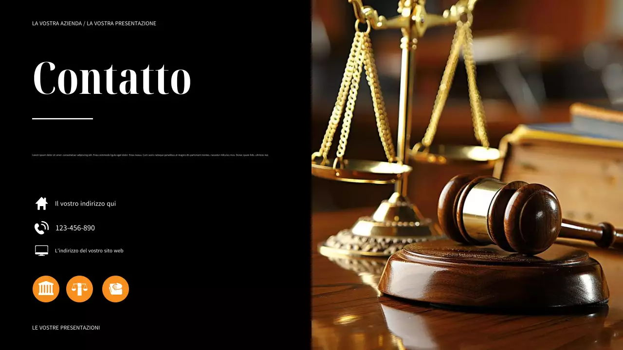 guida legale nera moderna