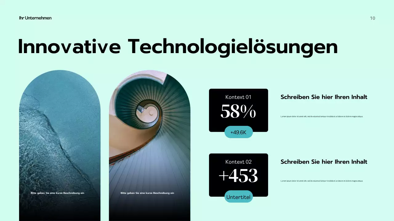 Mint Modern Business Präsentation