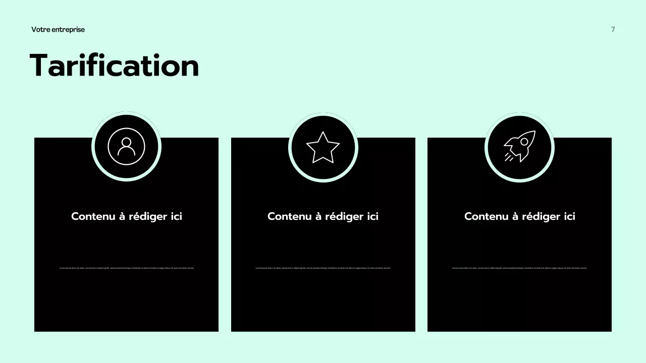 Présentation d'entreprise moderne de la Monnaie