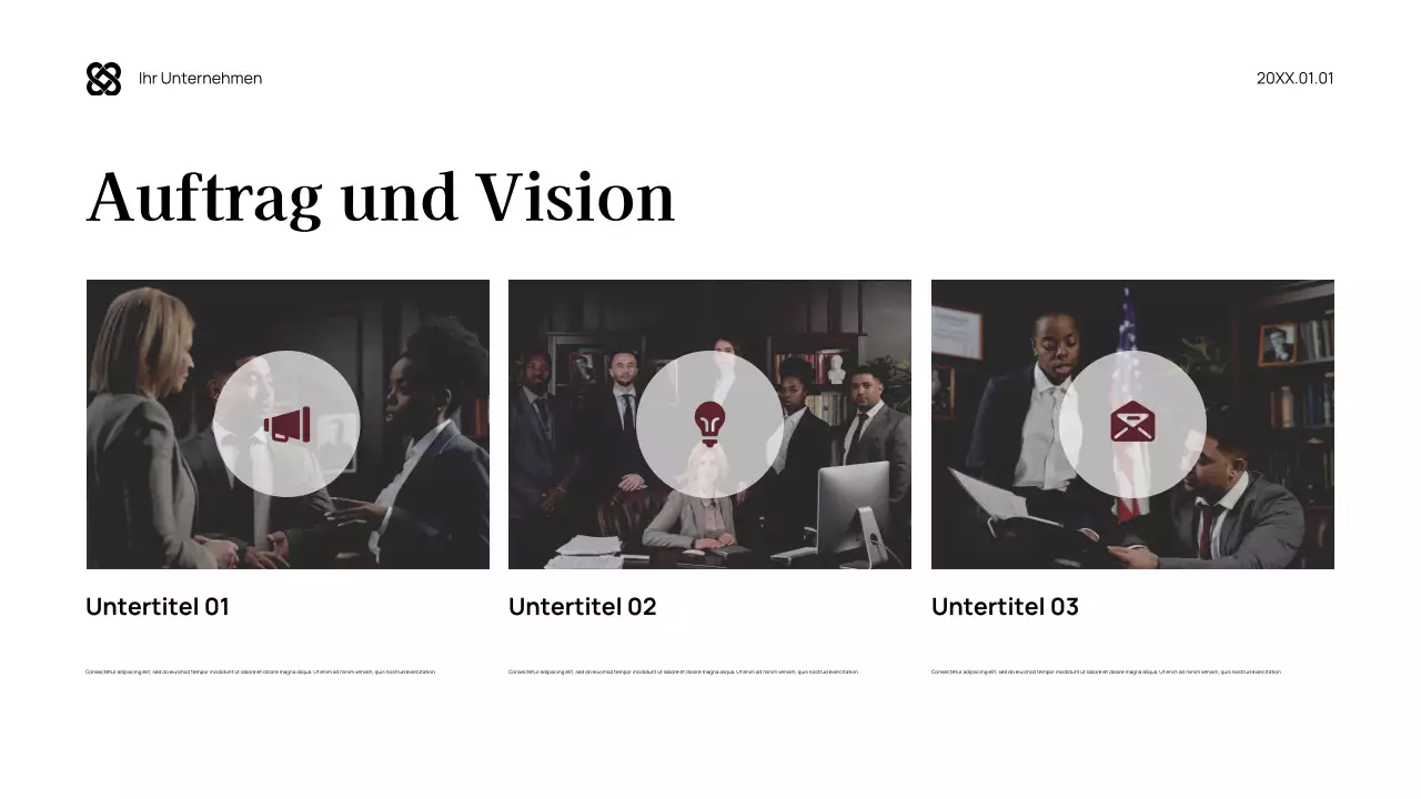 Maroon Modernes Rechtsdokument