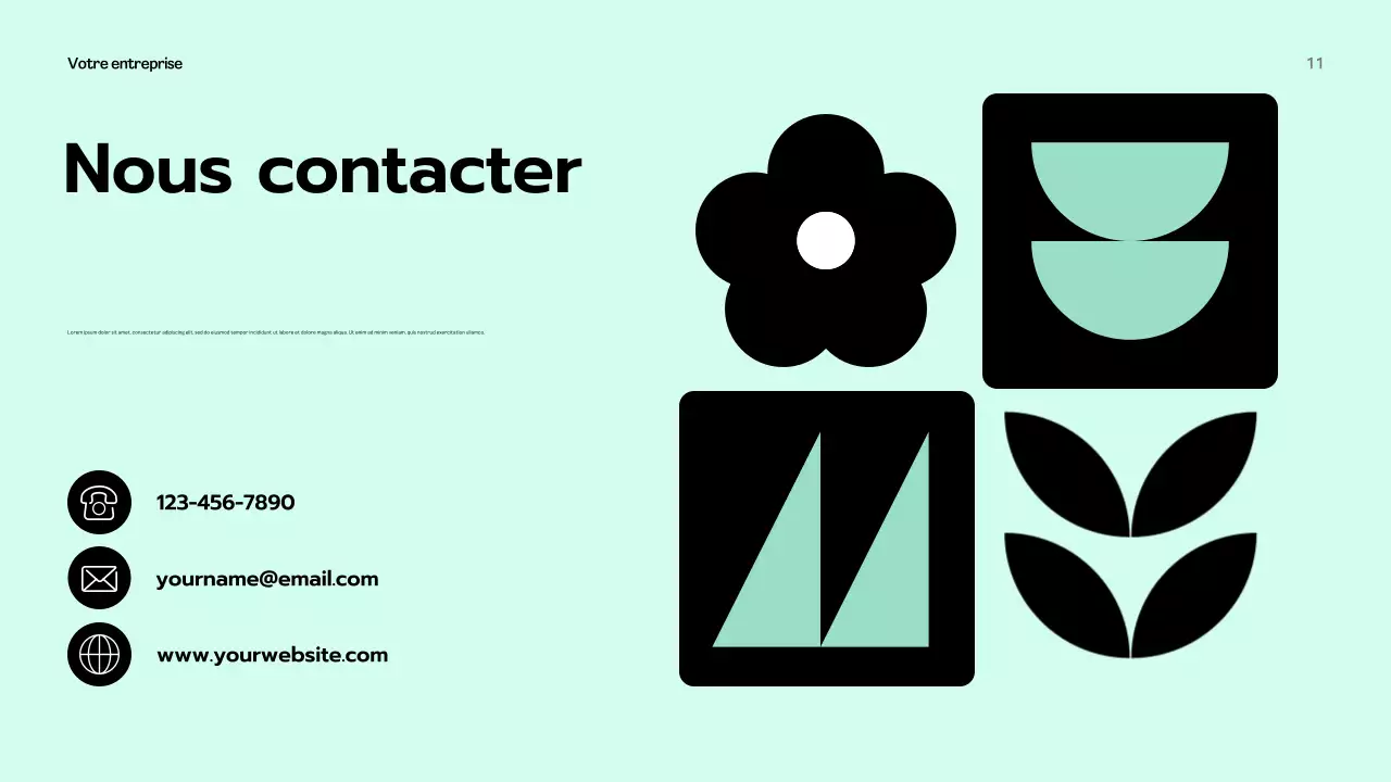 Présentation d'entreprise moderne de la Monnaie