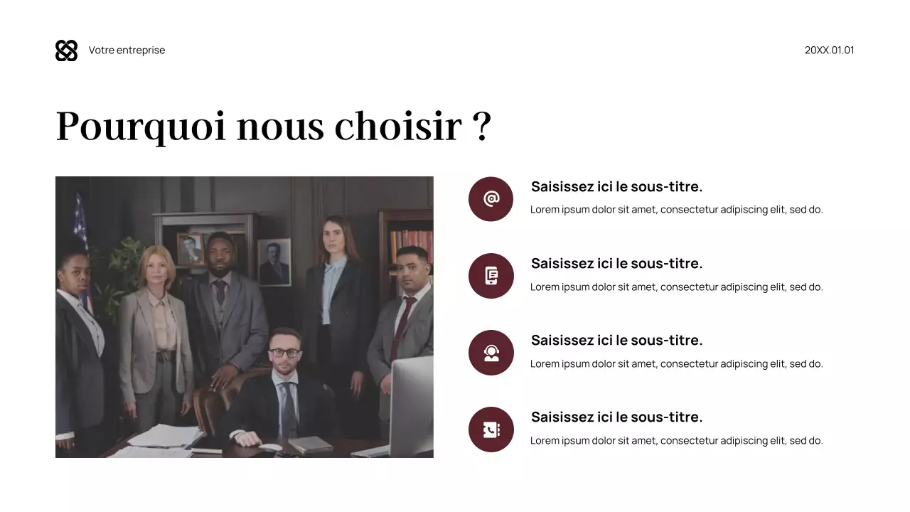 Document juridique moderne marron