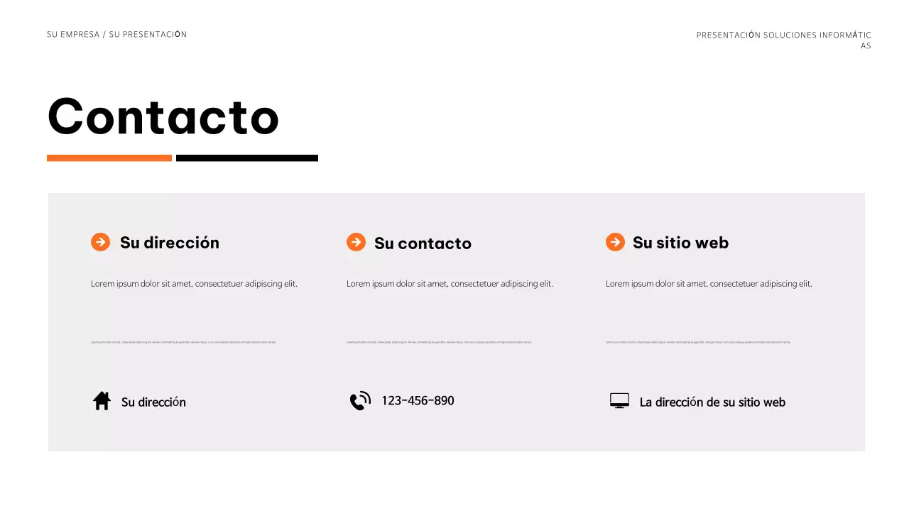 presentación de blue modern IT