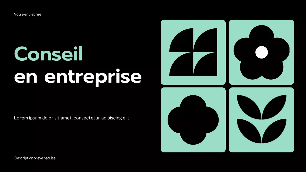 Présentation d'entreprise moderne de la Monnaie