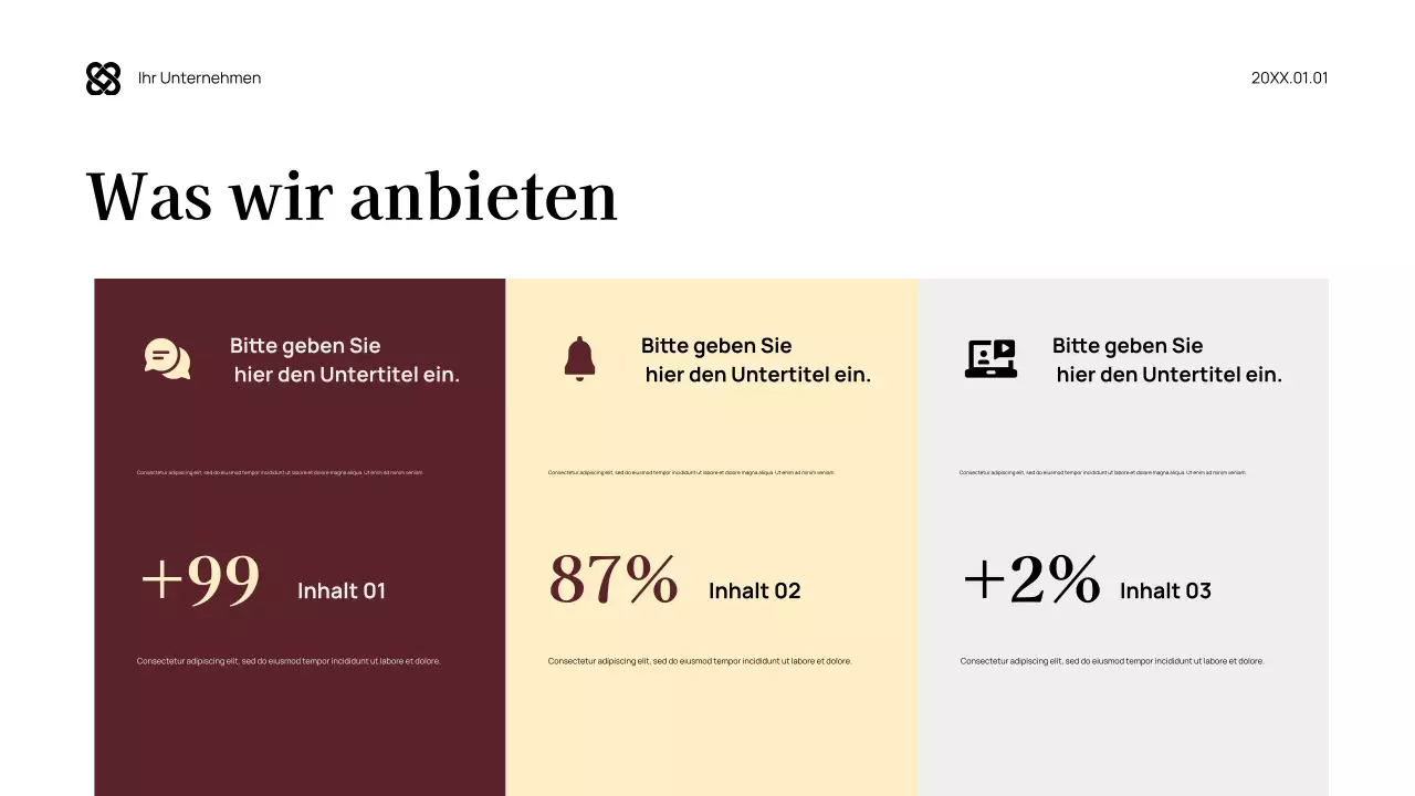 Maroon Modernes Rechtsdokument