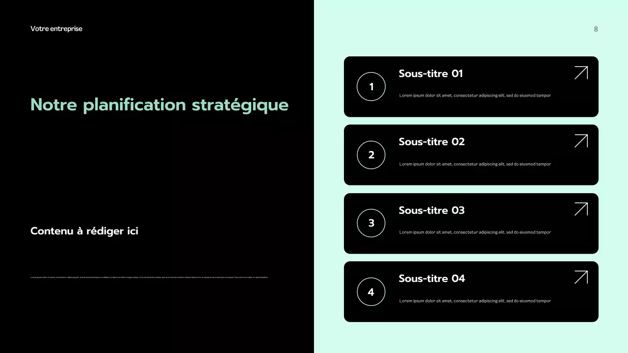 Présentation d'entreprise moderne de la Monnaie