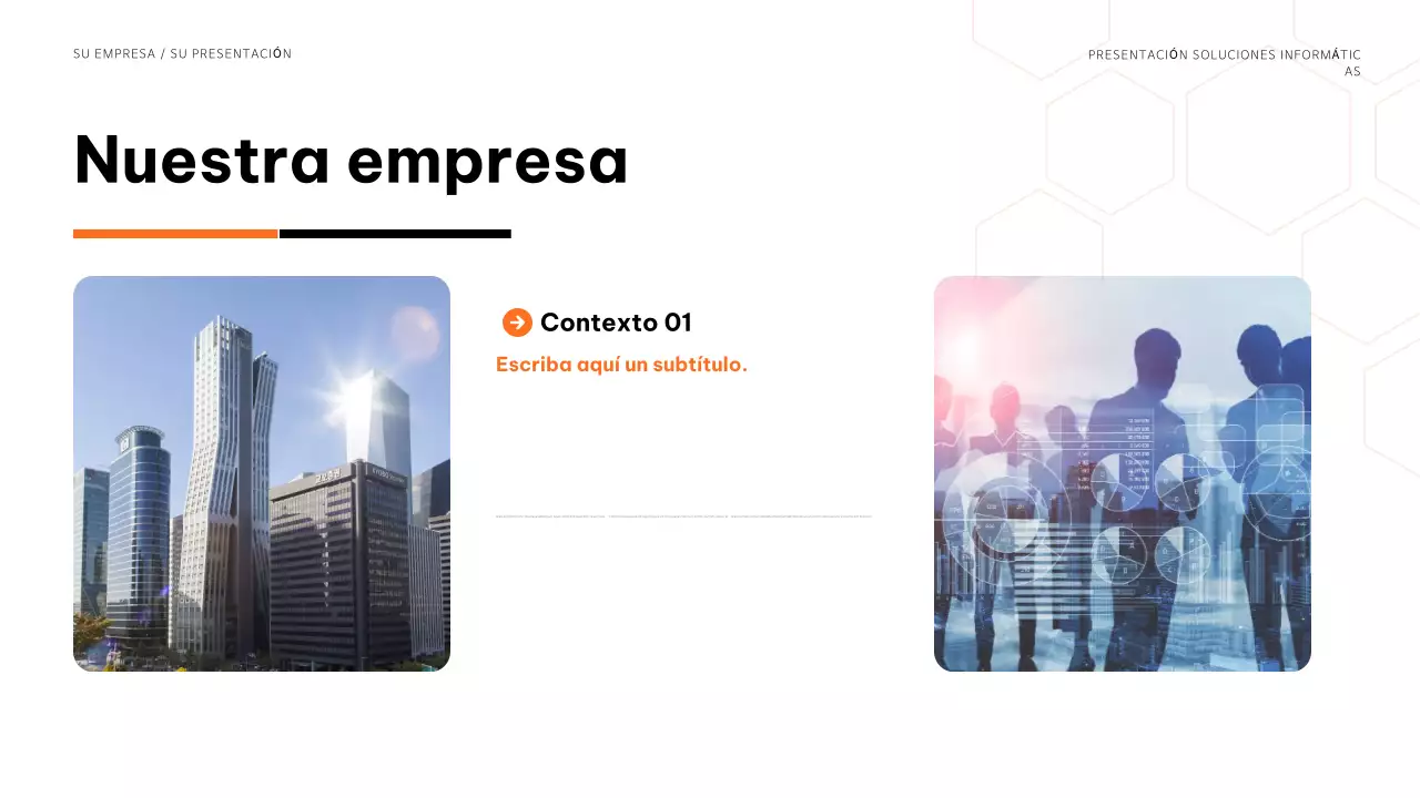 presentación de blue modern IT