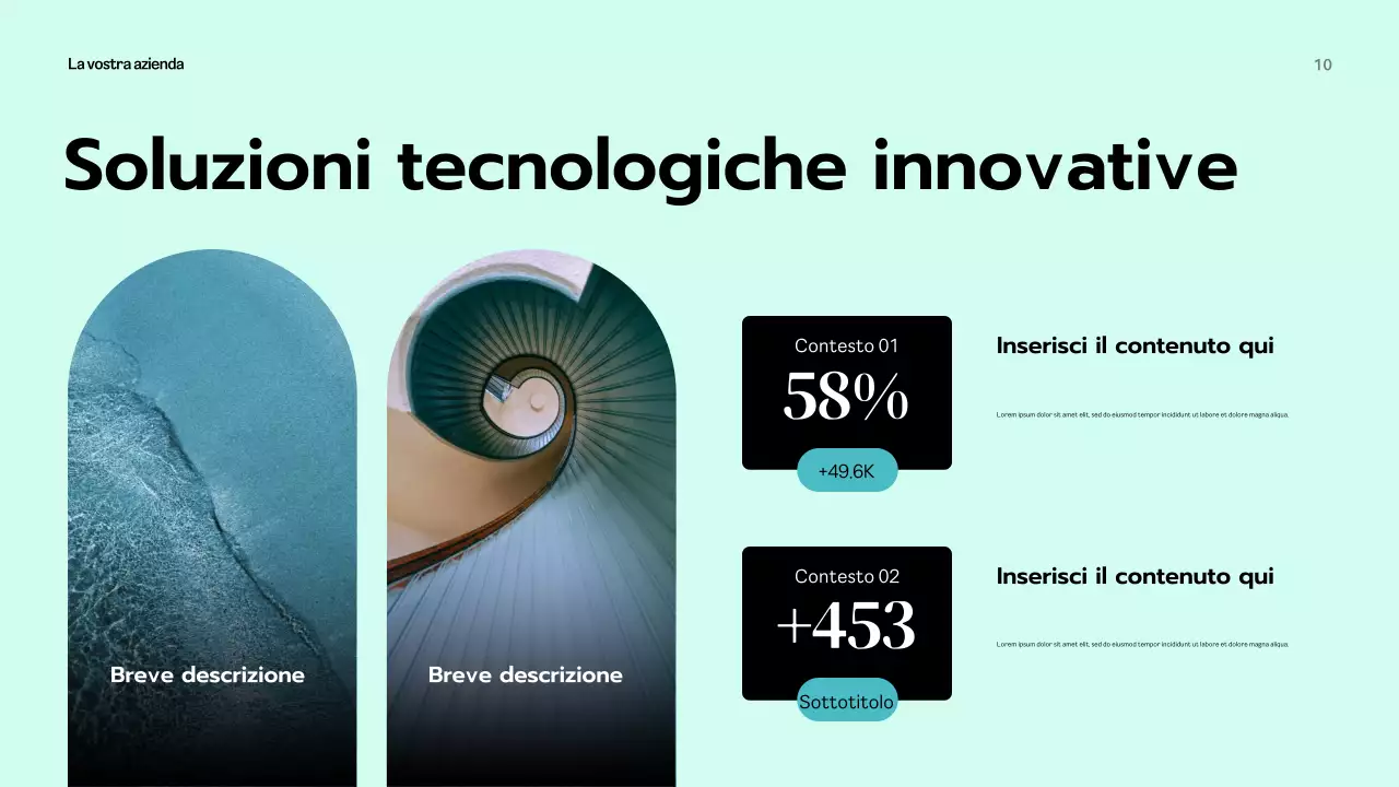 Menta Presentazione aziendale moderna