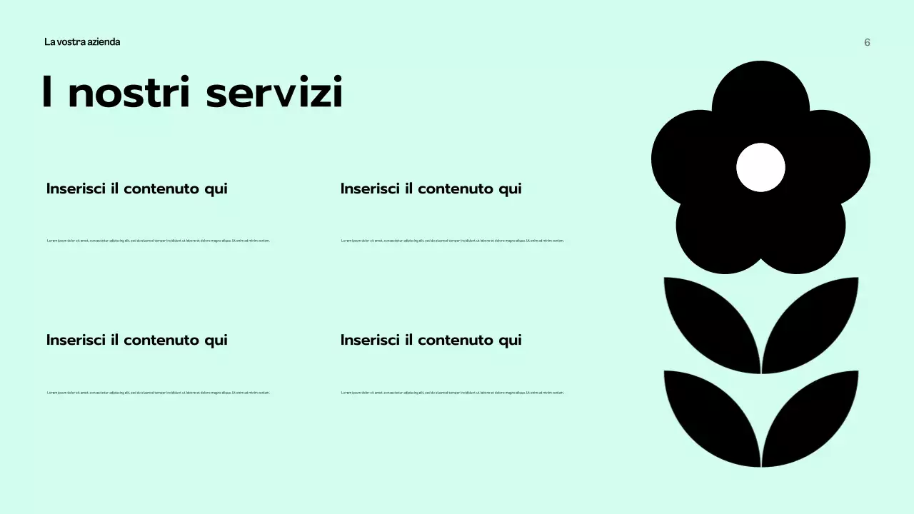 Menta Presentazione aziendale moderna