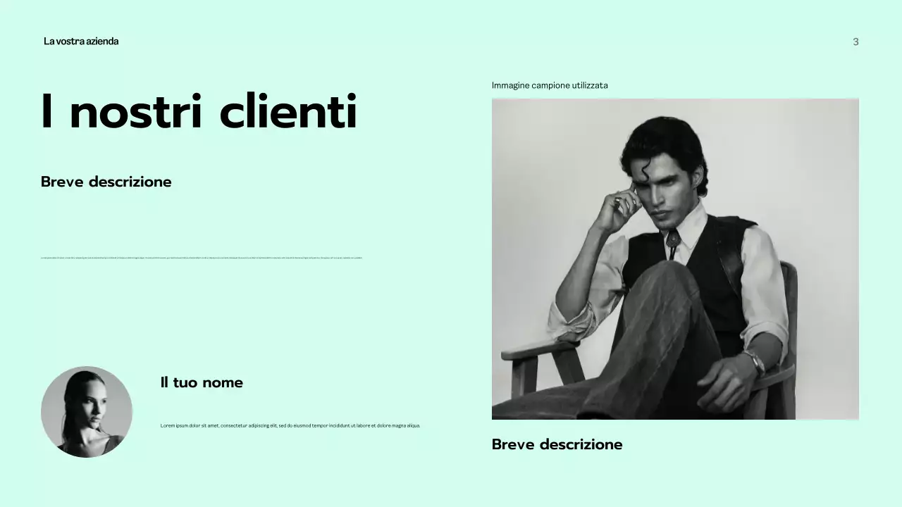 Menta Presentazione aziendale moderna