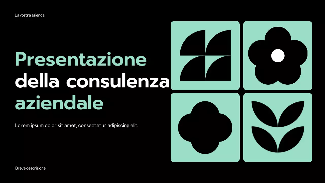 Menta Presentazione aziendale moderna