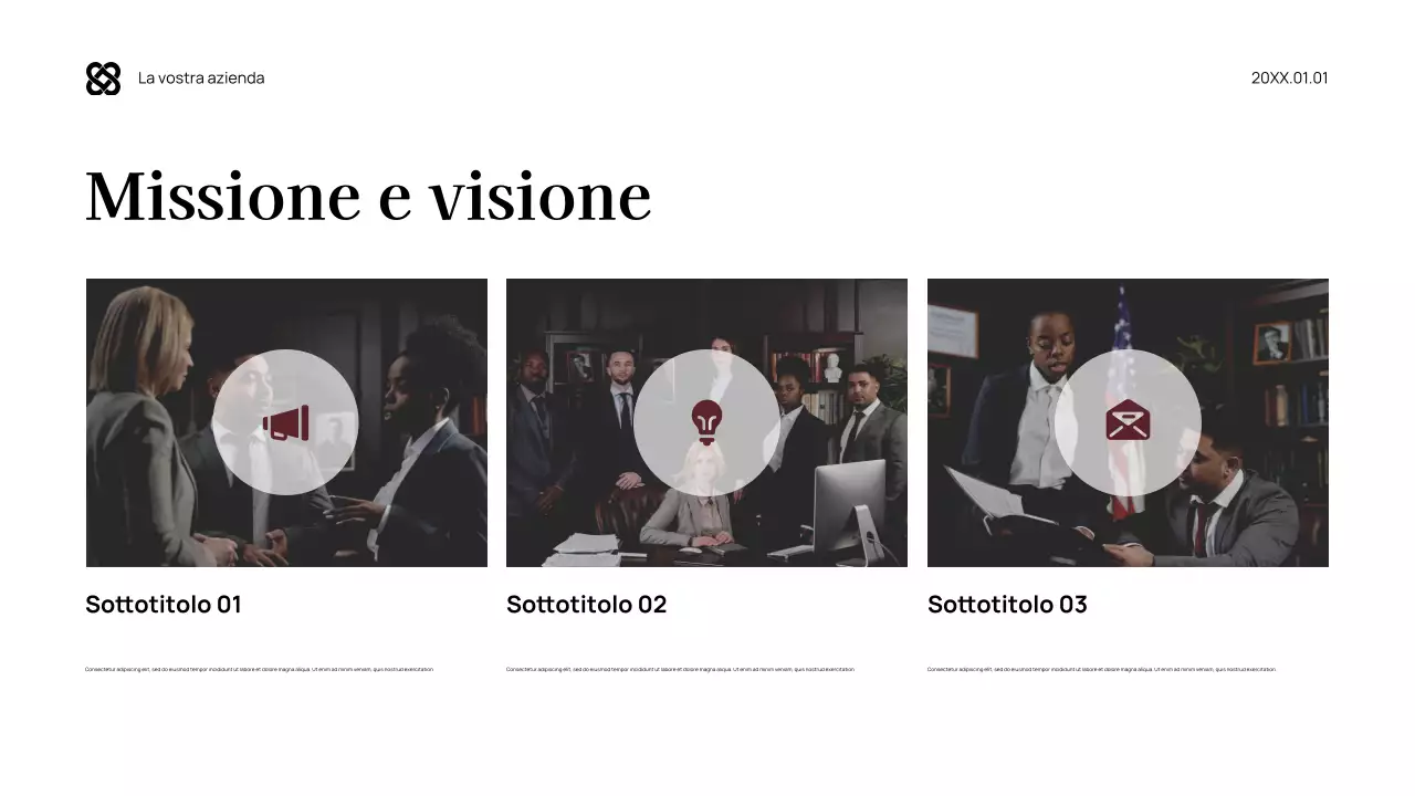 Documento legale moderno in marrone