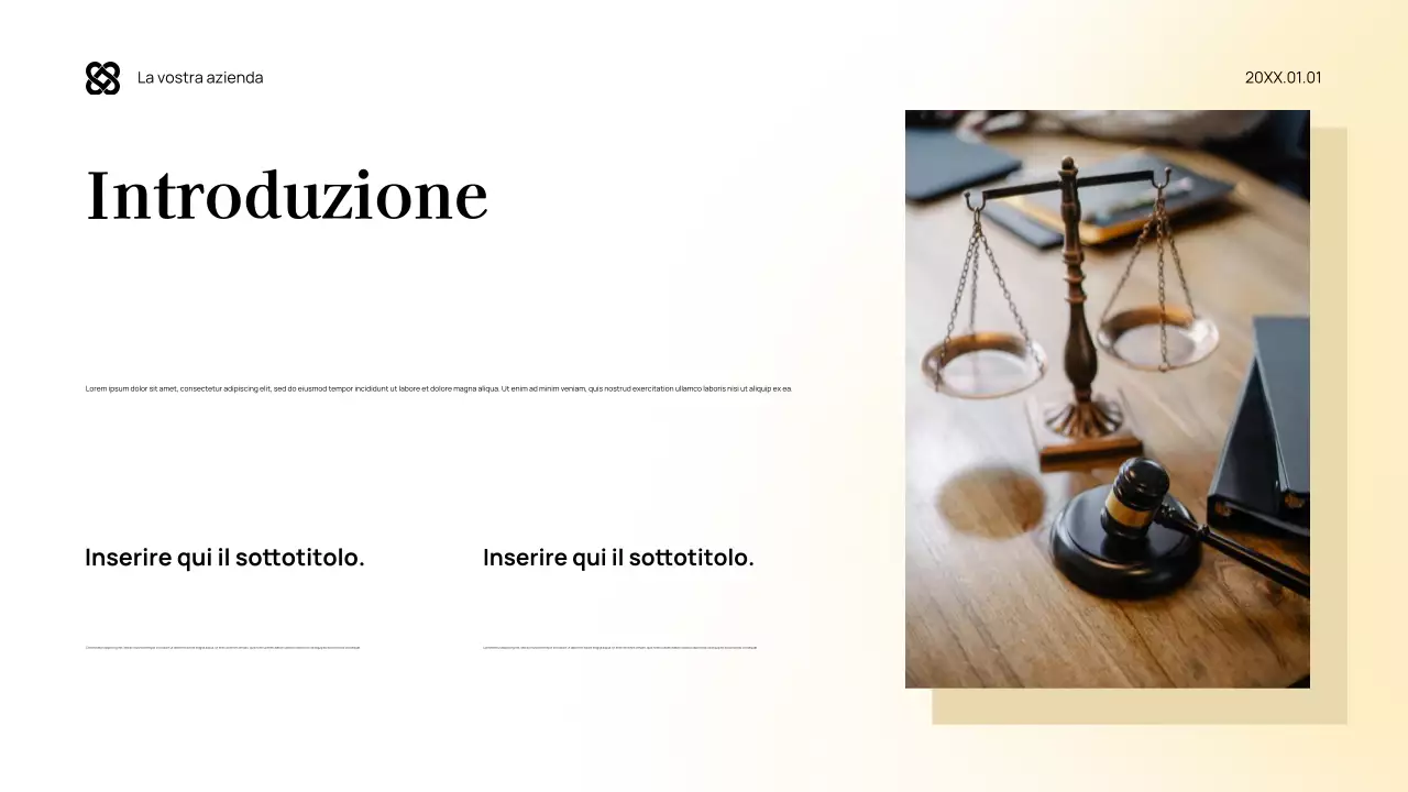 Documento legale moderno in marrone