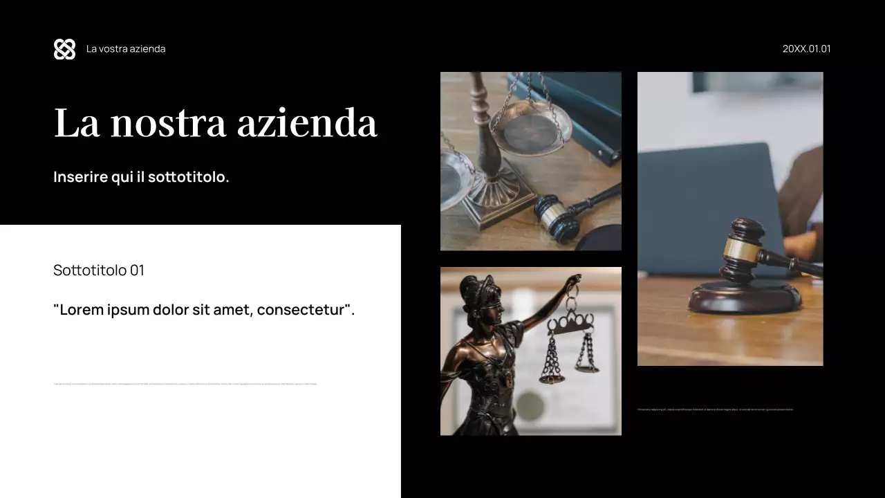 Documento legale moderno in marrone