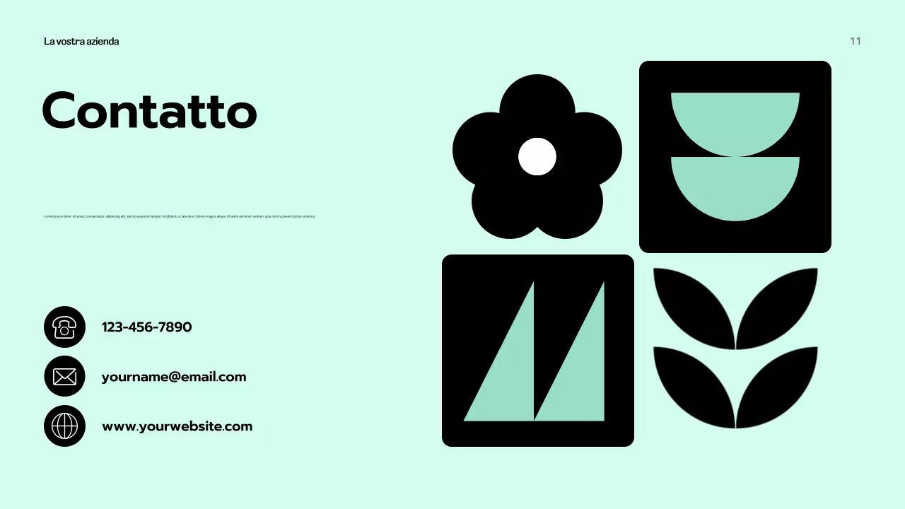 Menta Presentazione aziendale moderna