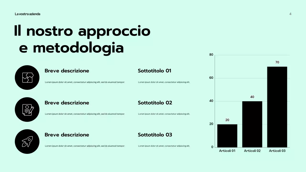 Menta Presentazione aziendale moderna