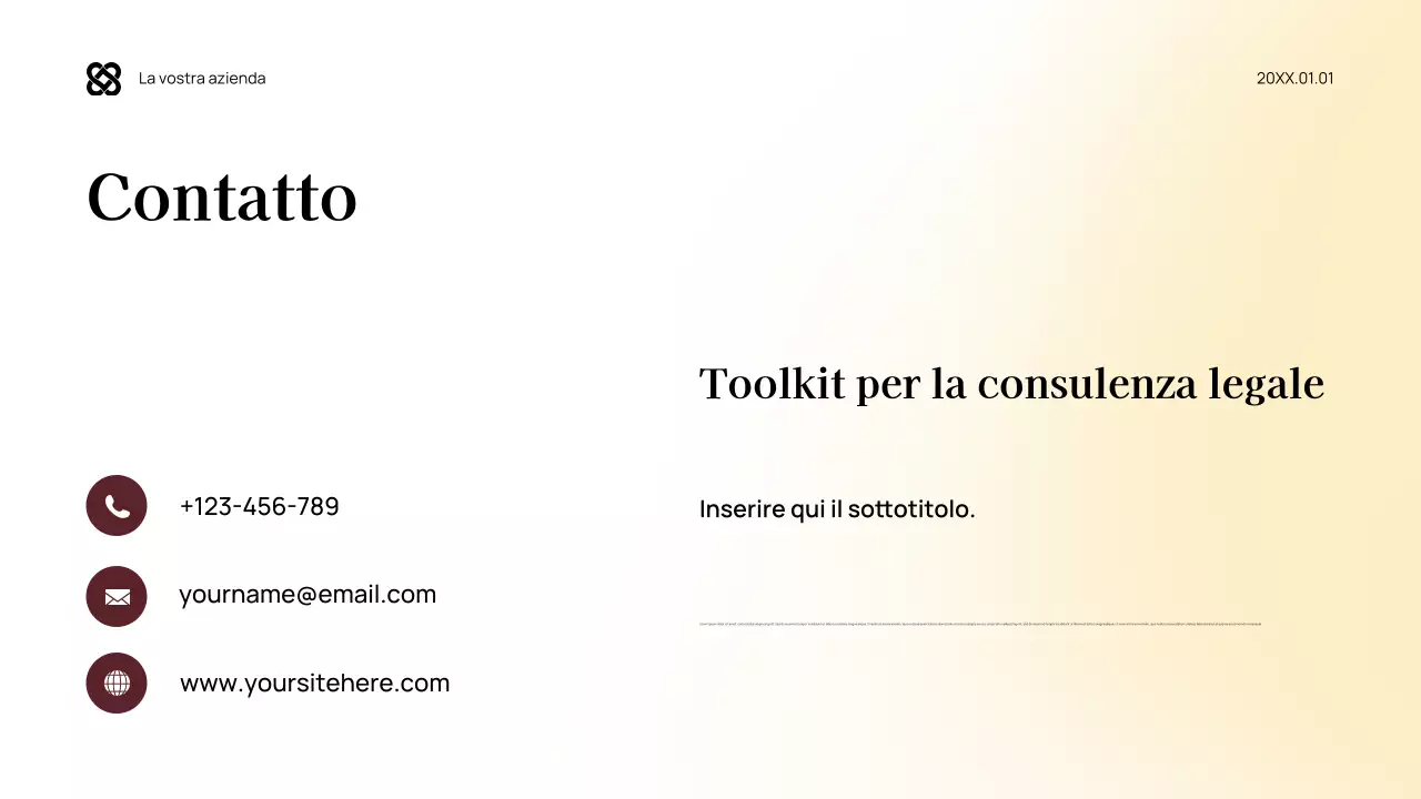 Documento legale moderno in marrone