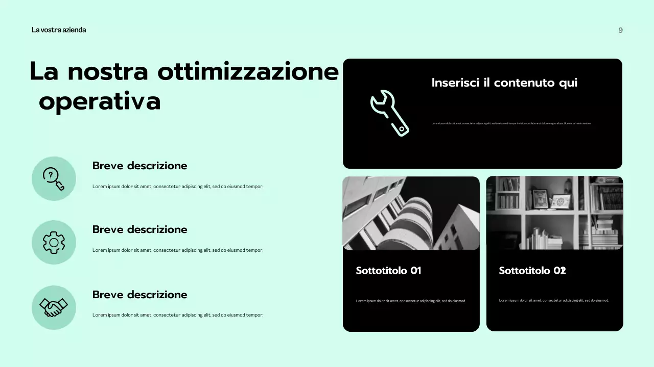 Menta Presentazione aziendale moderna