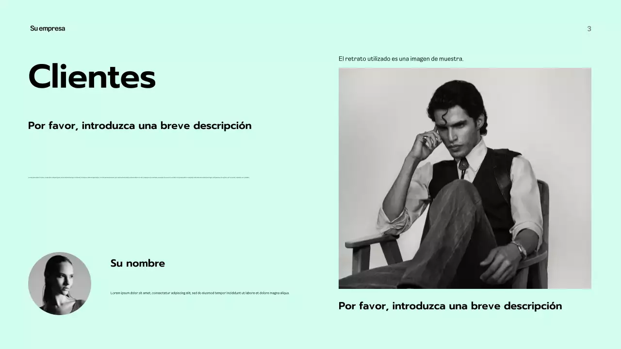 Presentación de la empresa moderna Mint