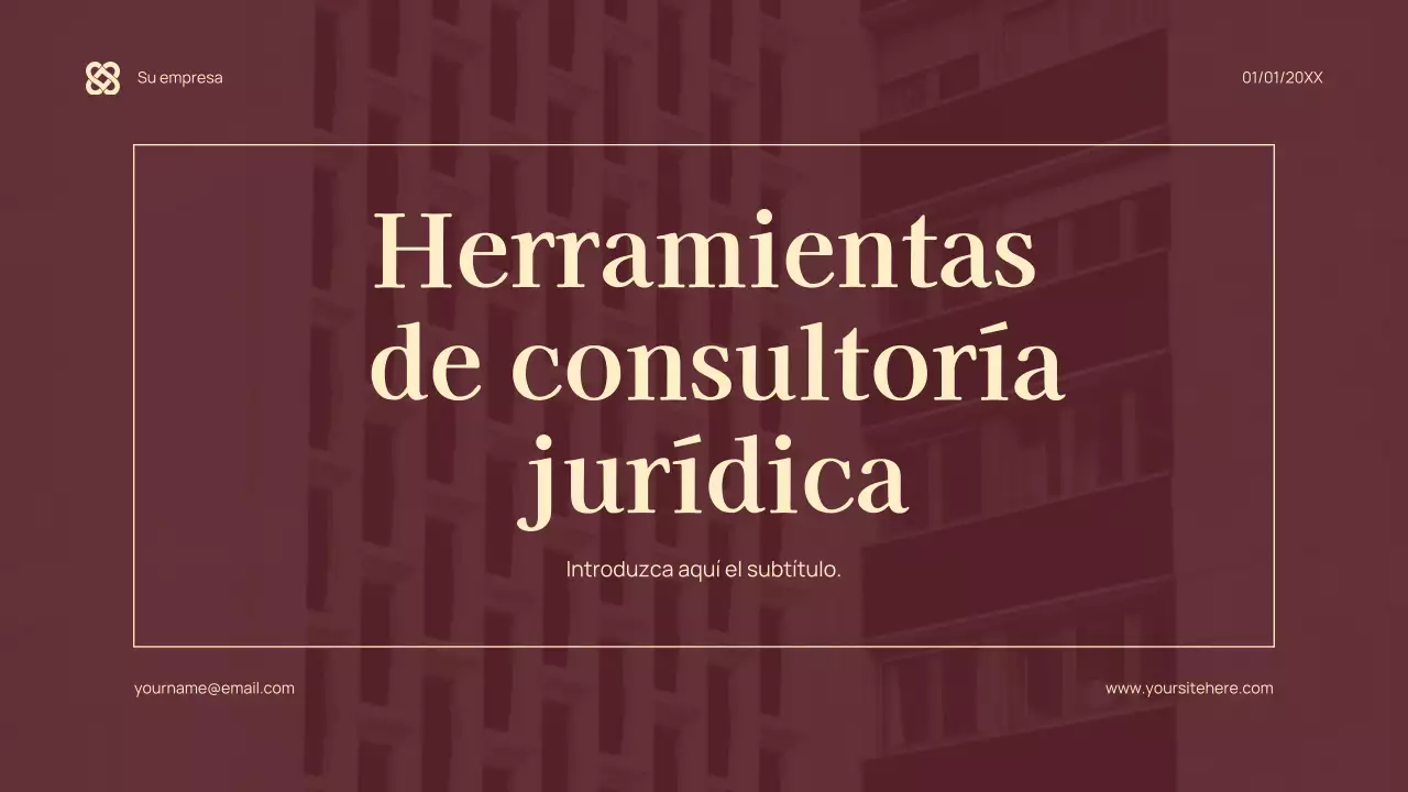 Documento jurídico moderno granate