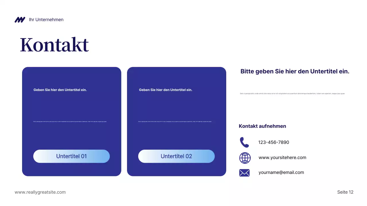 Präsentation der Blue Modern IT-Lösung