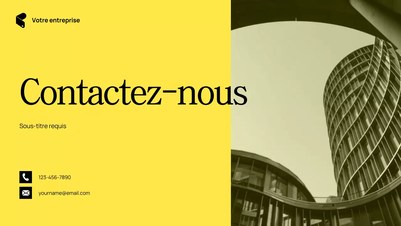 Guide de consultation moderne jaune