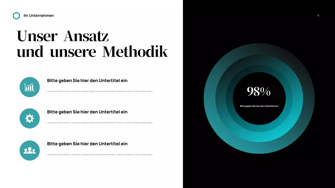 Black Modern Business Präsentation