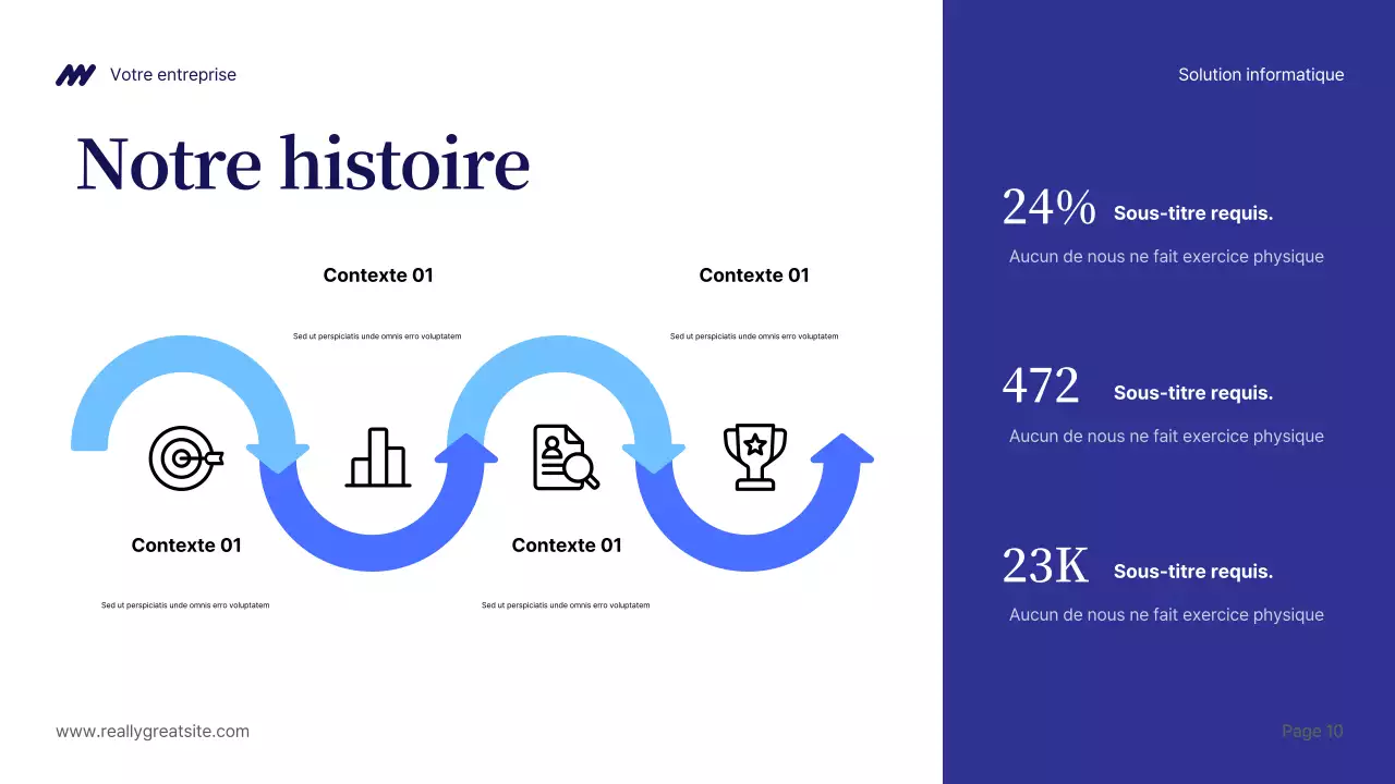 Présentation de la solution informatique Blue Modern