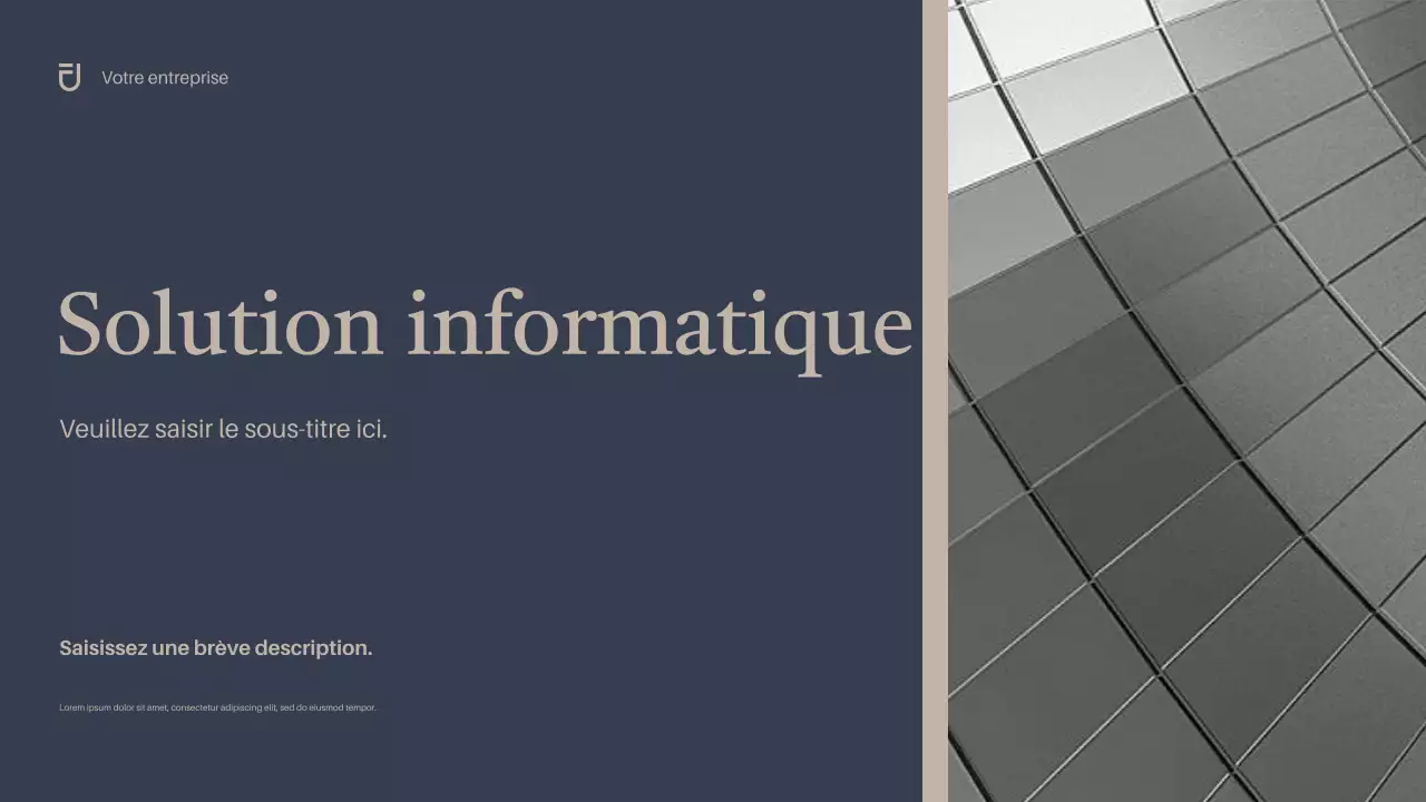 L'entreprise informatique moderne de la marine