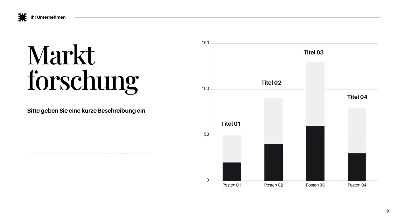 Black Modern IT Solution Anzeige