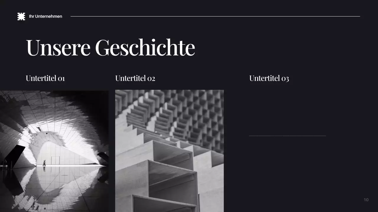 Black Modern IT Solution Anzeige