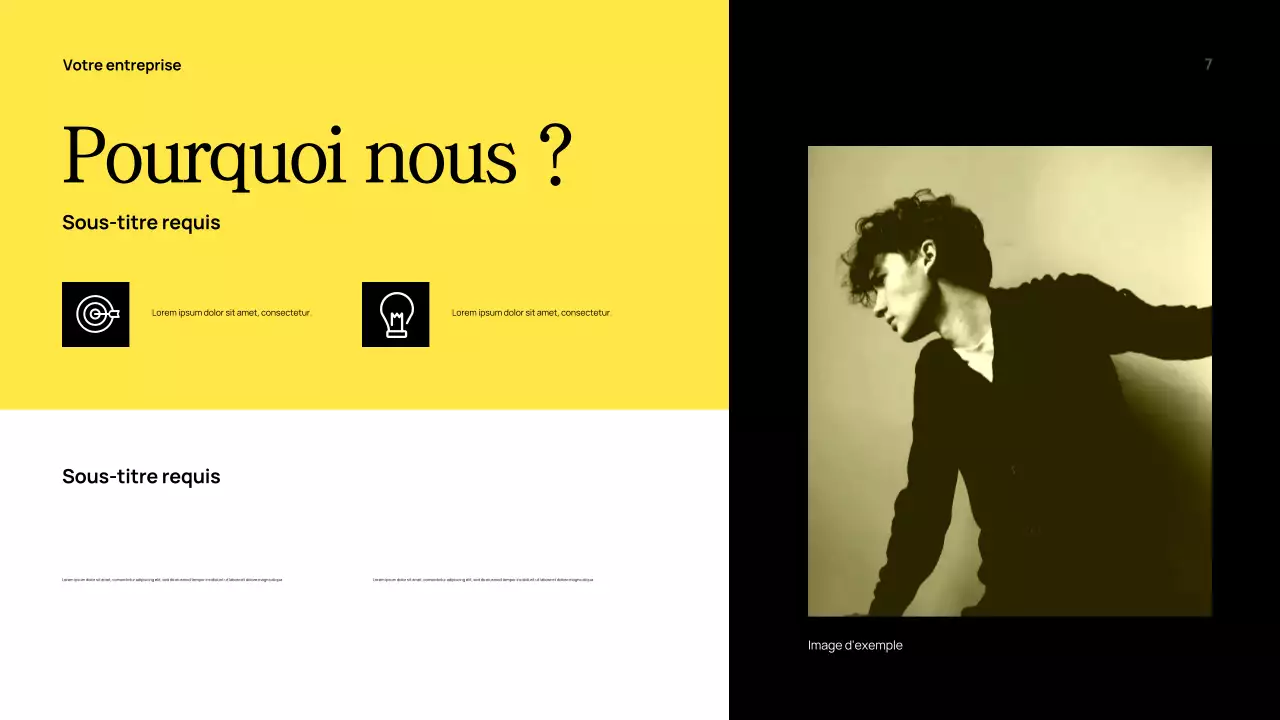 Guide de consultation moderne jaune