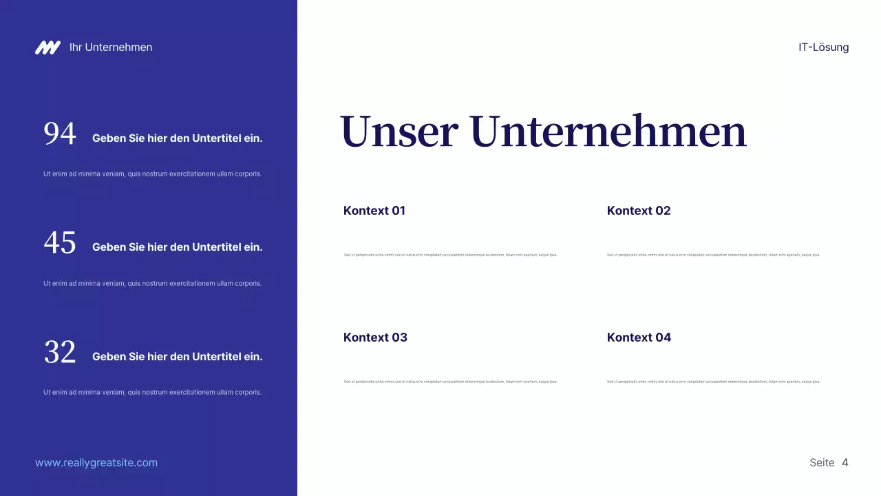 Präsentation der Blue Modern IT-Lösung