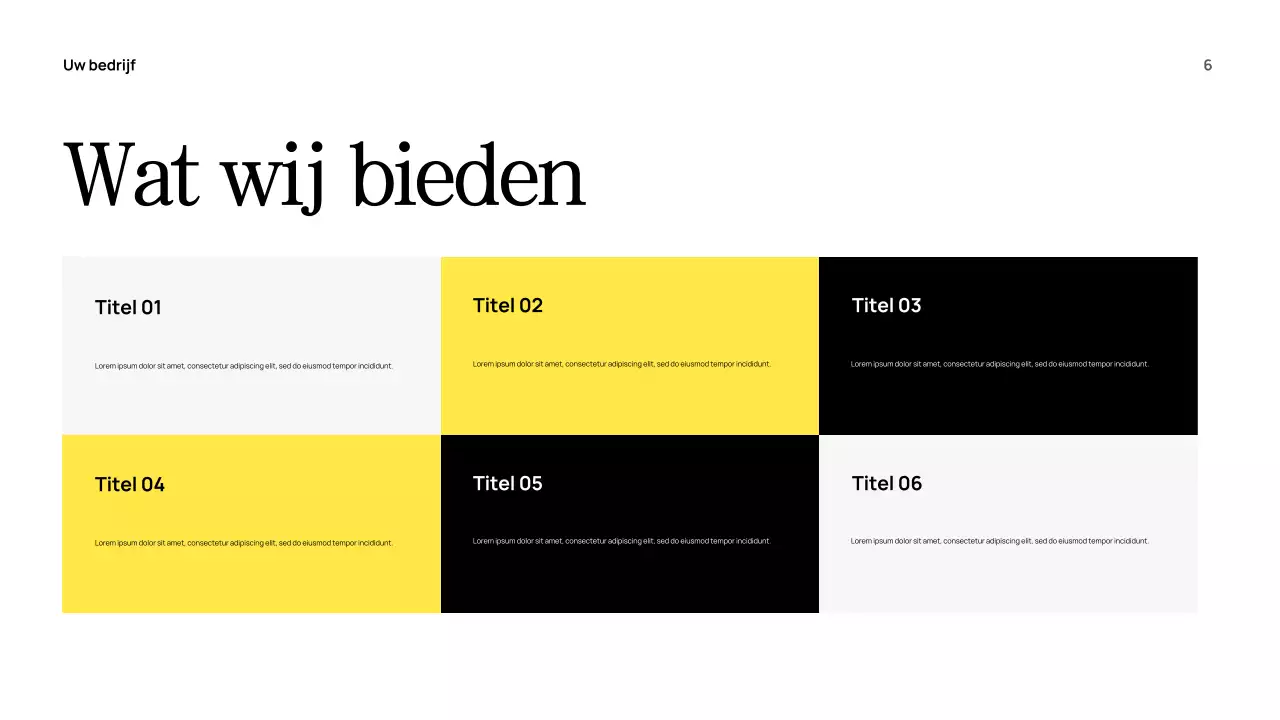 Gele moderne adviesgids