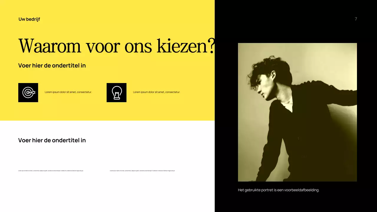 Gele moderne adviesgids