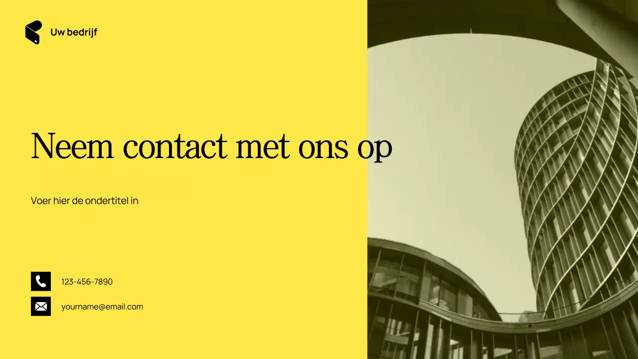 Gele moderne adviesgids