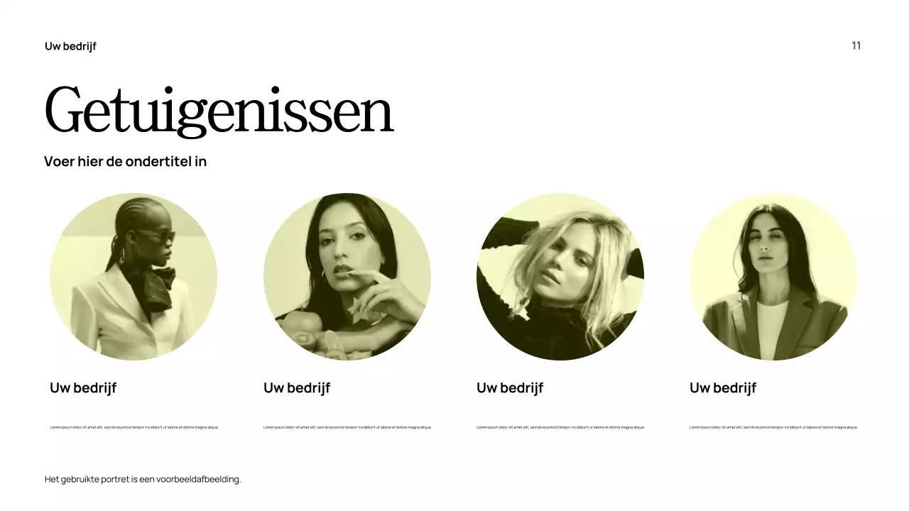 Gele moderne adviesgids