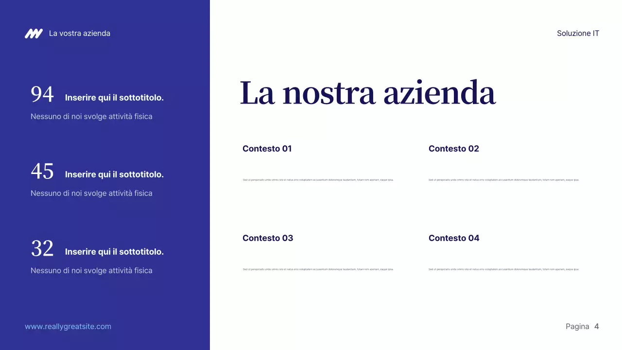 Presentazione della soluzione IT Blue Modern