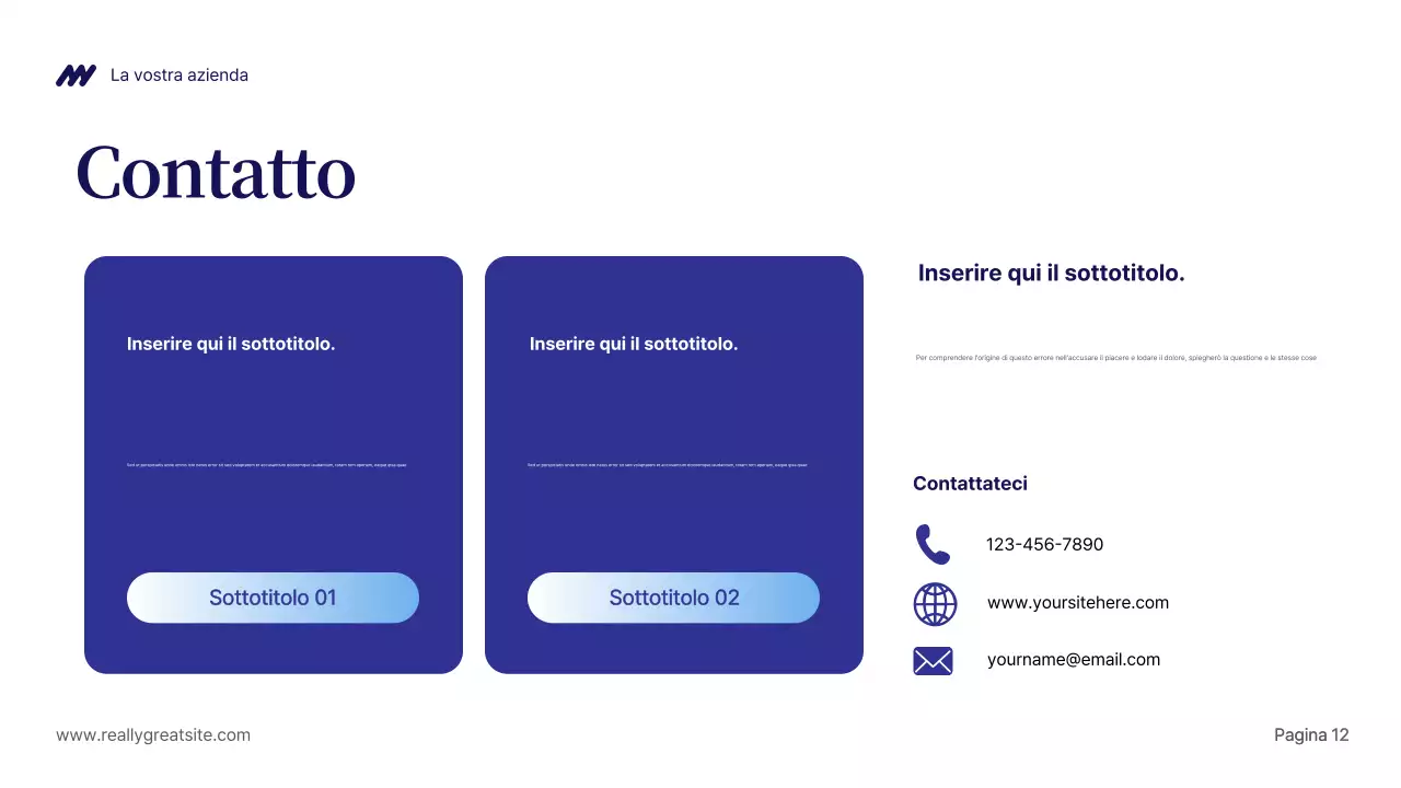 Presentazione della soluzione IT Blue Modern