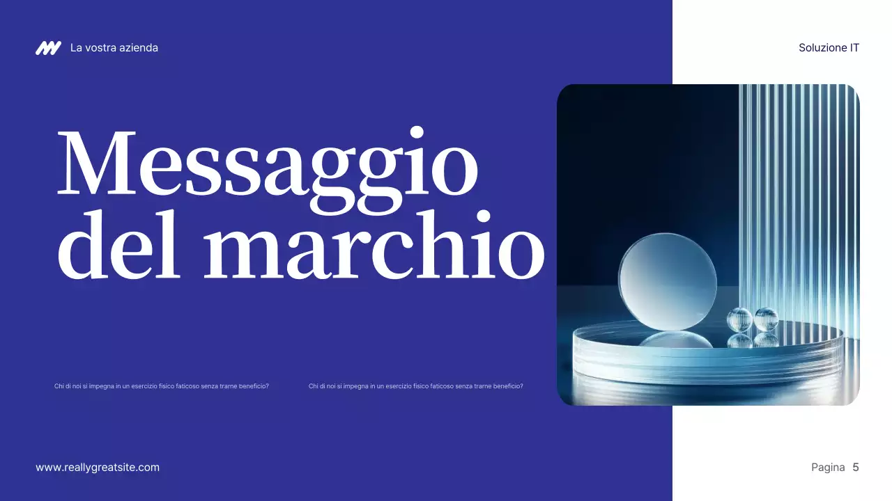 Presentazione della soluzione IT Blue Modern