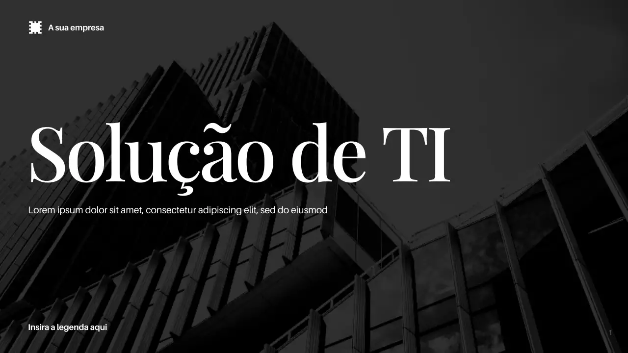 Anúncio da Black Modern IT Solution
