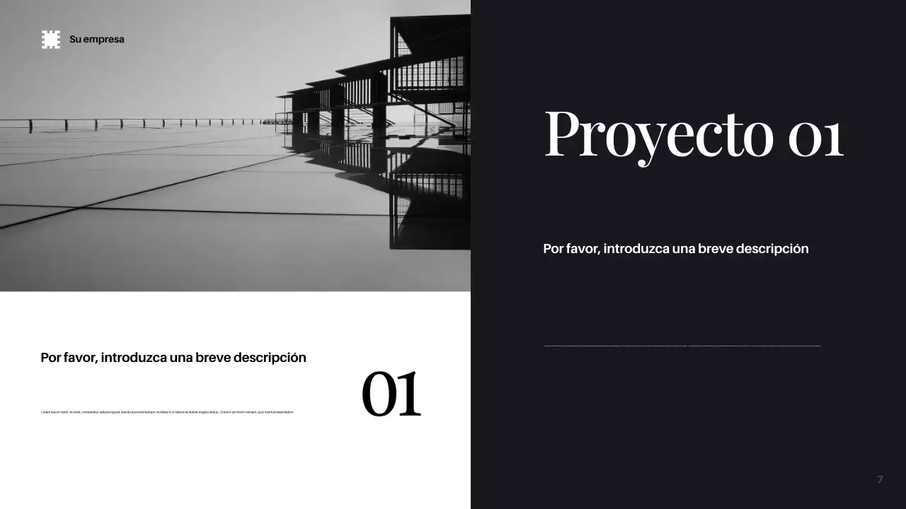 Black Modern IT Solution Anuncio