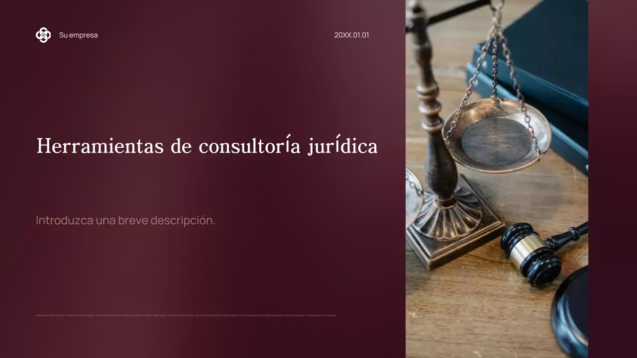 Guía Jurídica Profesional Maroon