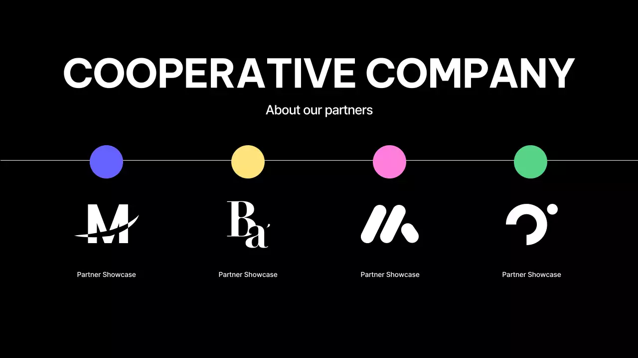 perfil da empresa black modern design