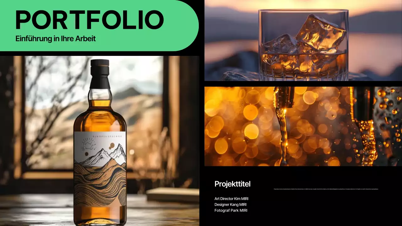 black modern design Firmenprofil