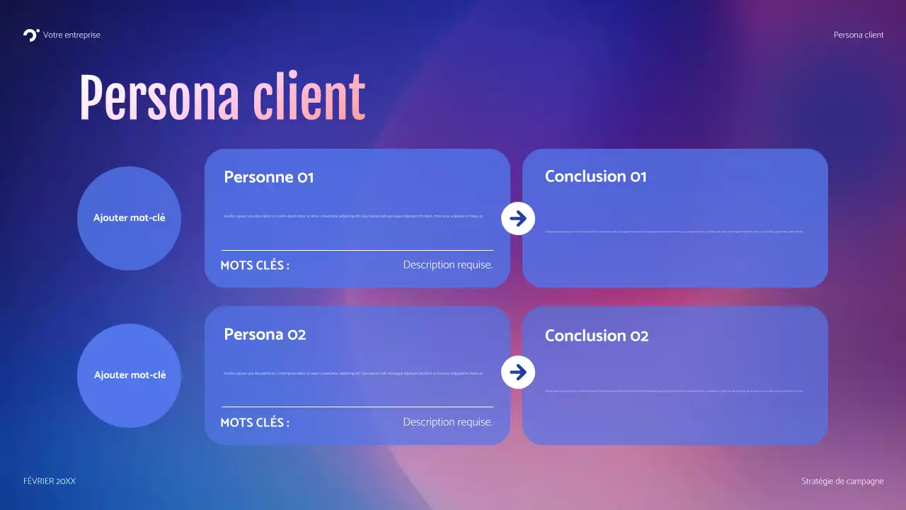 présentation de la campagne moderne bleue