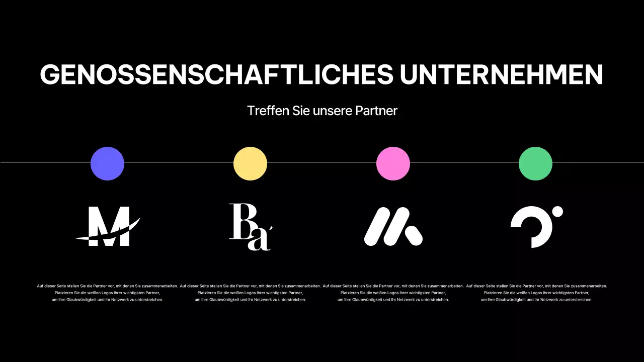 black modern design Firmenprofil