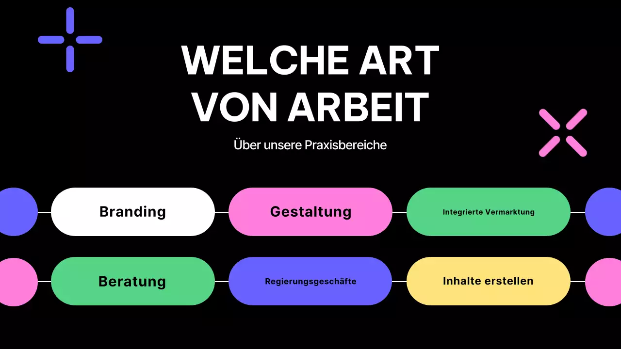 black modern design Firmenprofil